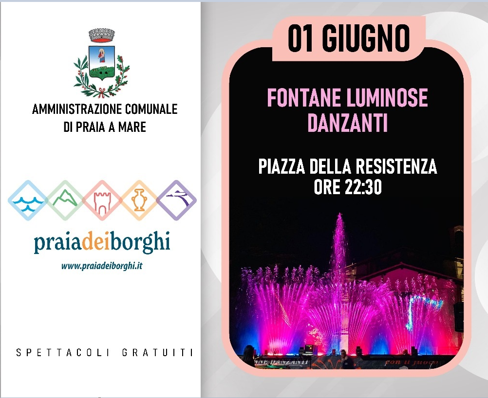 FONTANE LUMINOSE DANZANTI
