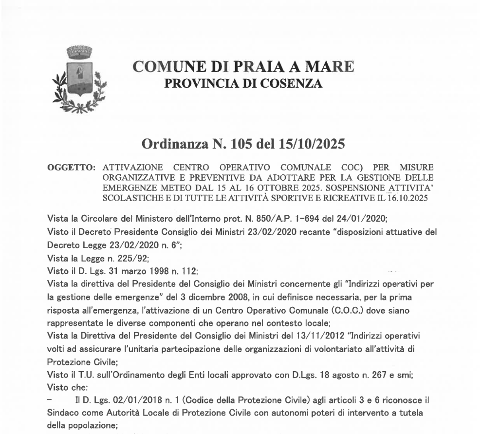 ord. 105